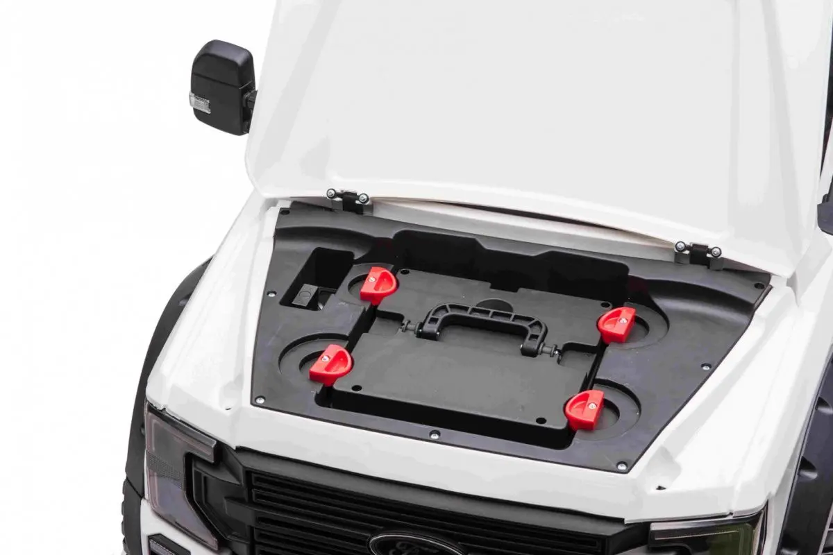 Masinuta electrica Ramiz Ford Super Duty (White)