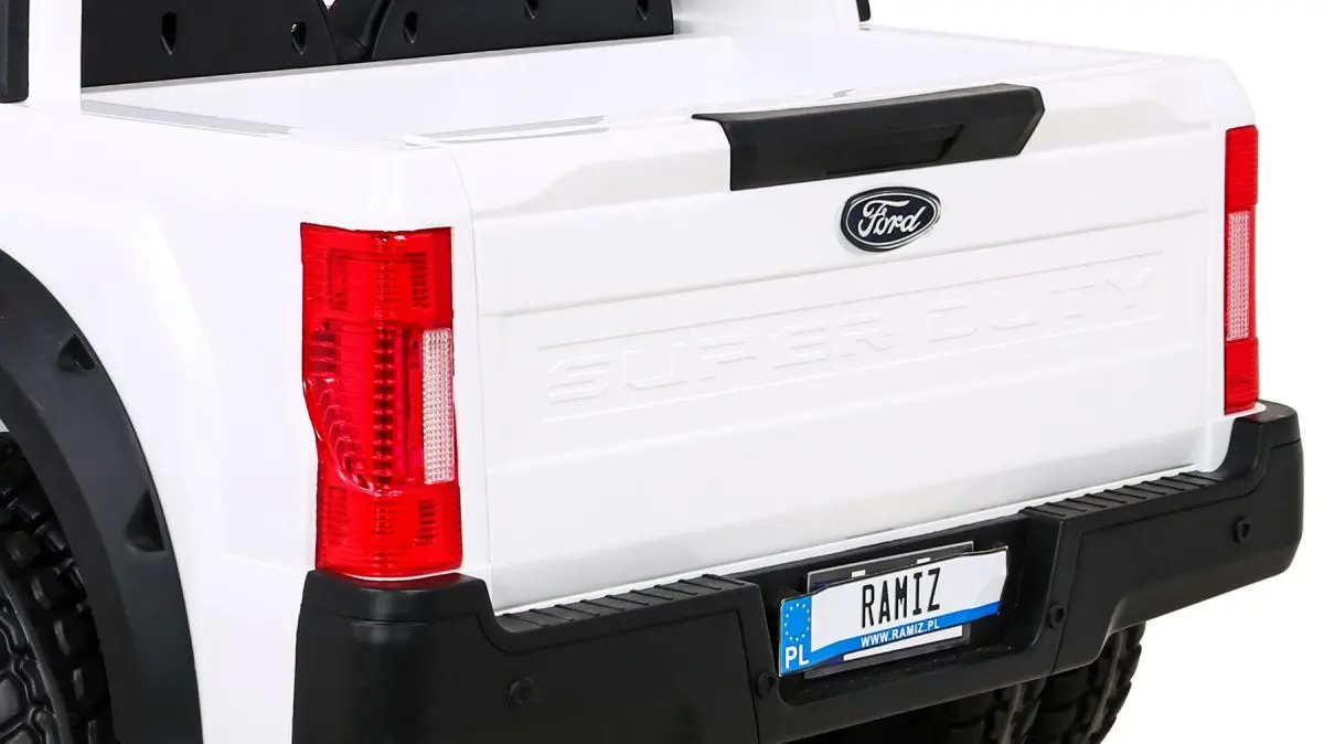 Masinuta electrica Ramiz Ford Super Duty (White)