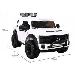 Masinuta electrica Ramiz Ford Super Duty (White) Thumb