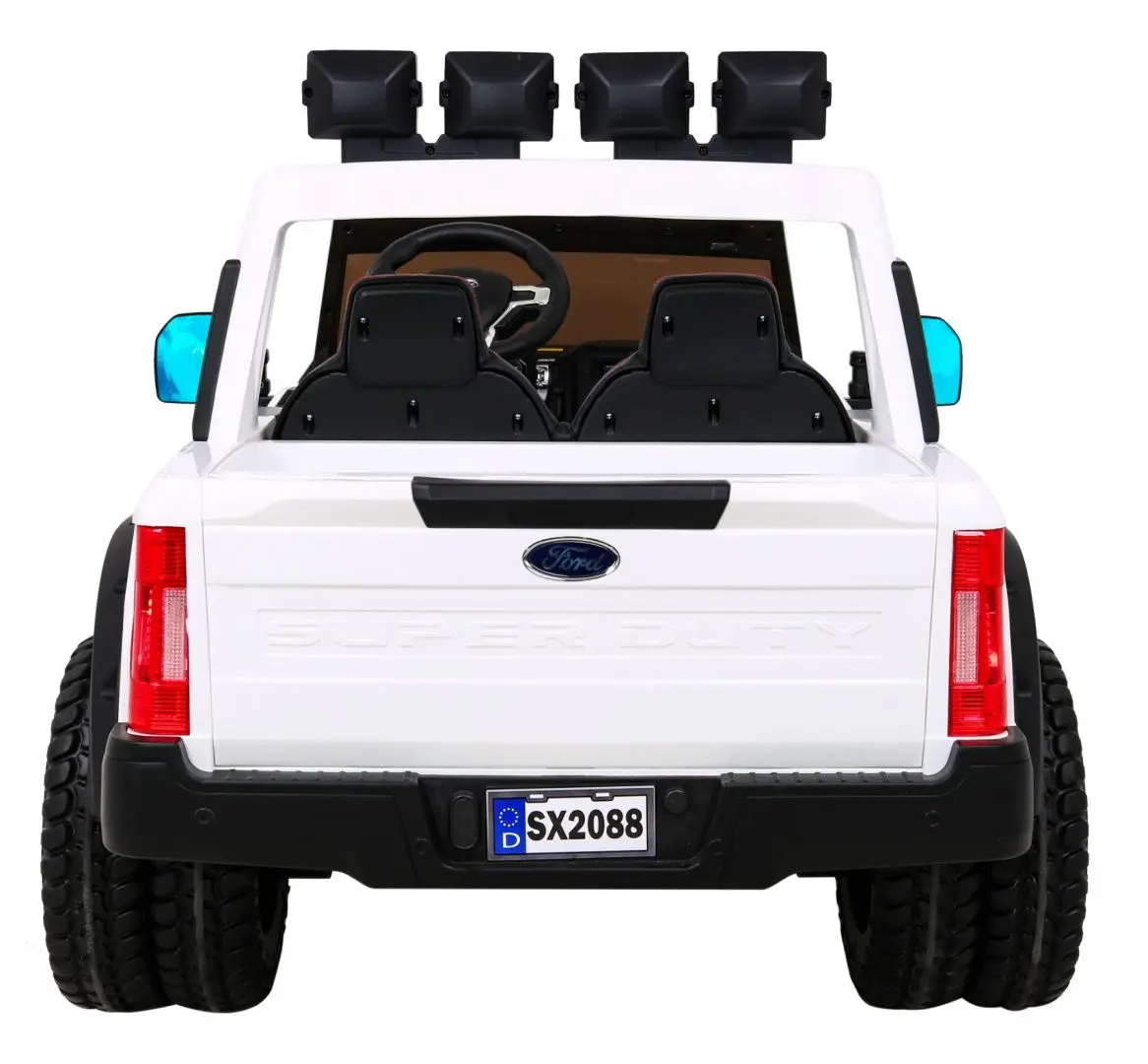 Masinuta electrica Ramiz Ford Super Duty (White)