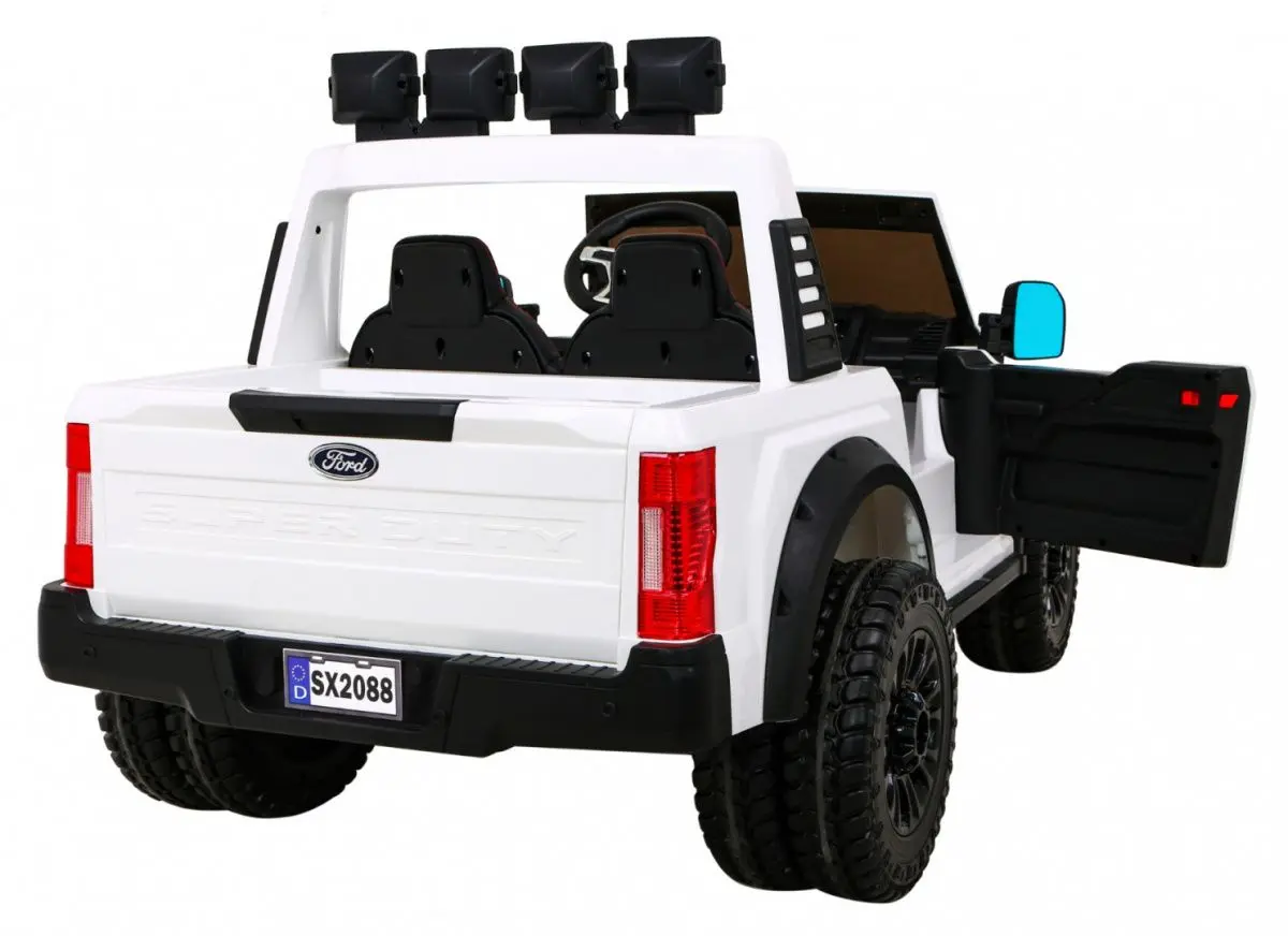 Masinuta electrica Ramiz Ford Super Duty (White)