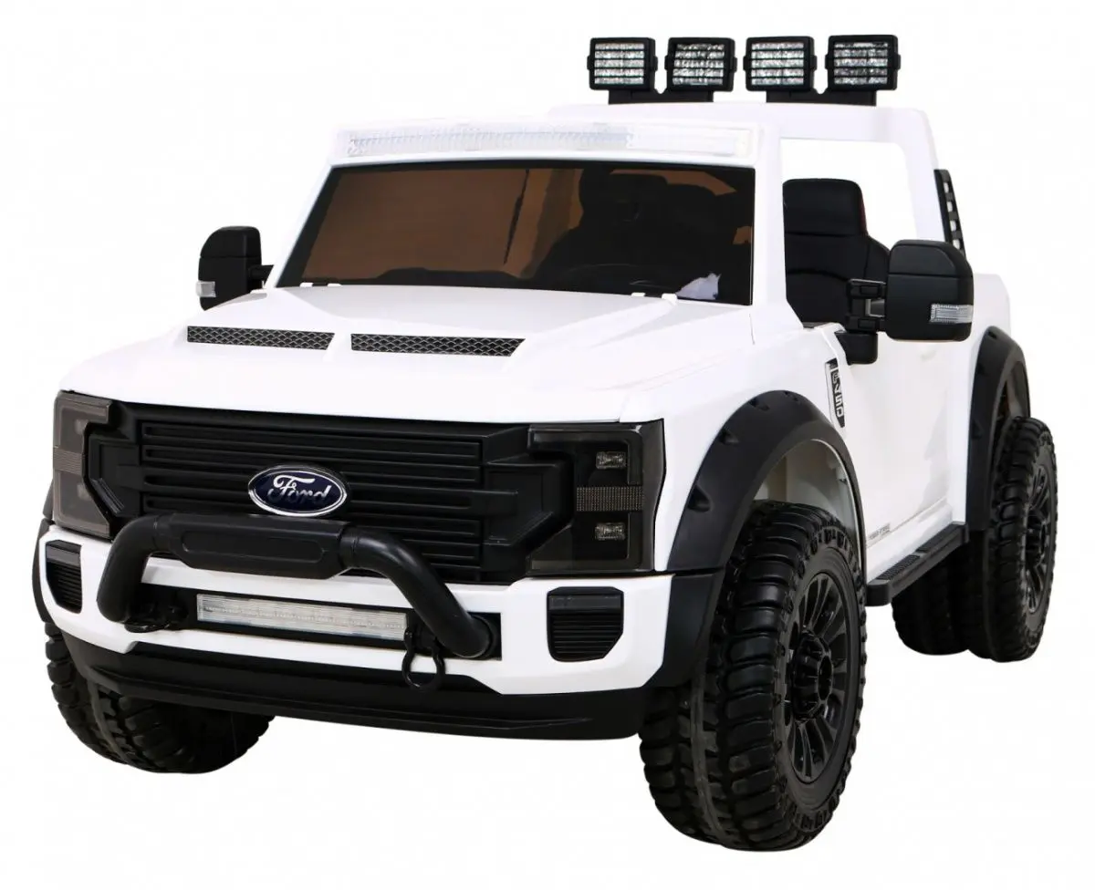 Masinuta electrica Ramiz Ford Super Duty (White)