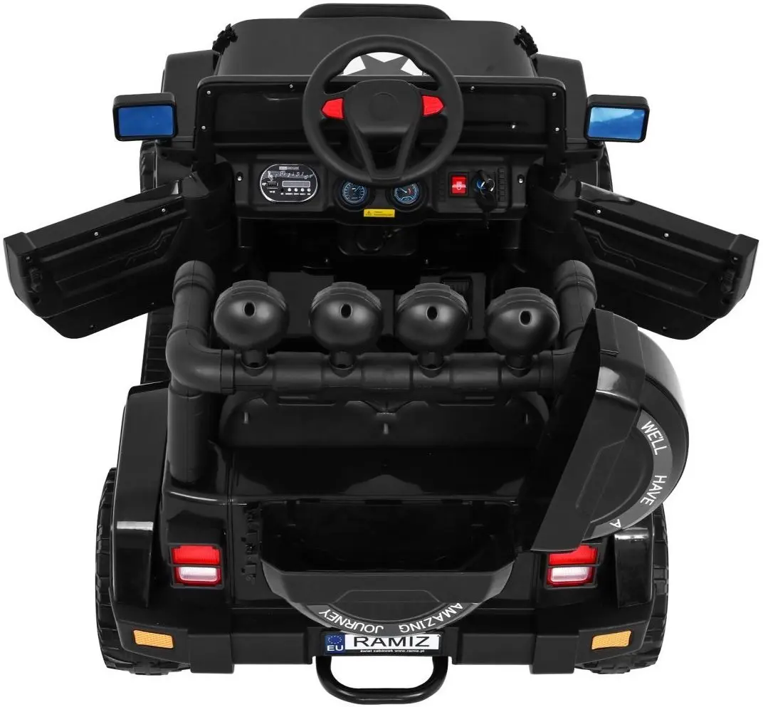 Masinuta electrică Ramiz Full Time 4WD BRD-7588 (Black)