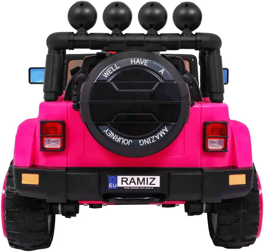 Masinuta electrică Ramiz Full Time 4WD BRD-7588 (Pink)