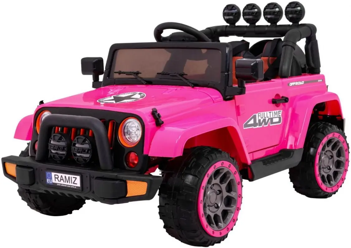 Masinuta electrică Ramiz Full Time 4WD BRD-7588 (Pink)