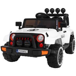 Masinuta electrică Ramiz Full Time 4WD BRD-7588 (White)