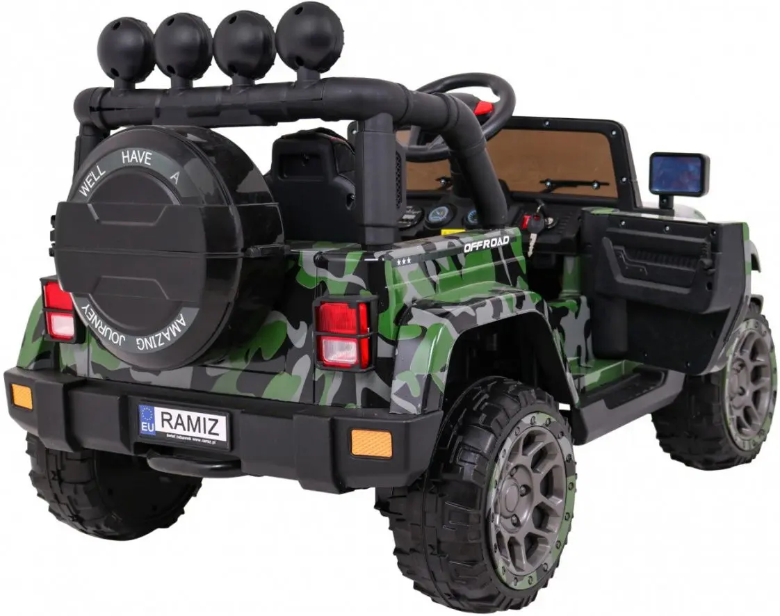Maşinuţă electrică Ramiz Full Time 4WD Moro Off-Road (Camo)