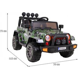 Maşinuţă electrică Ramiz Full Time 4WD Moro Off-Road (Camo) Thumb