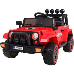 Maşinuţă electrică Ramiz Full Time Off-Road 4WD (Red/Black)