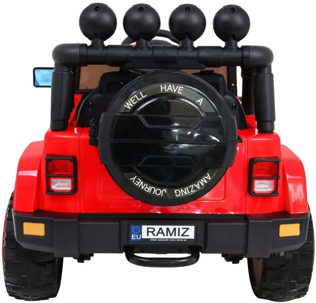 Maşinuţă electrică Ramiz Full Time Off-Road 4WD (Red/Black)