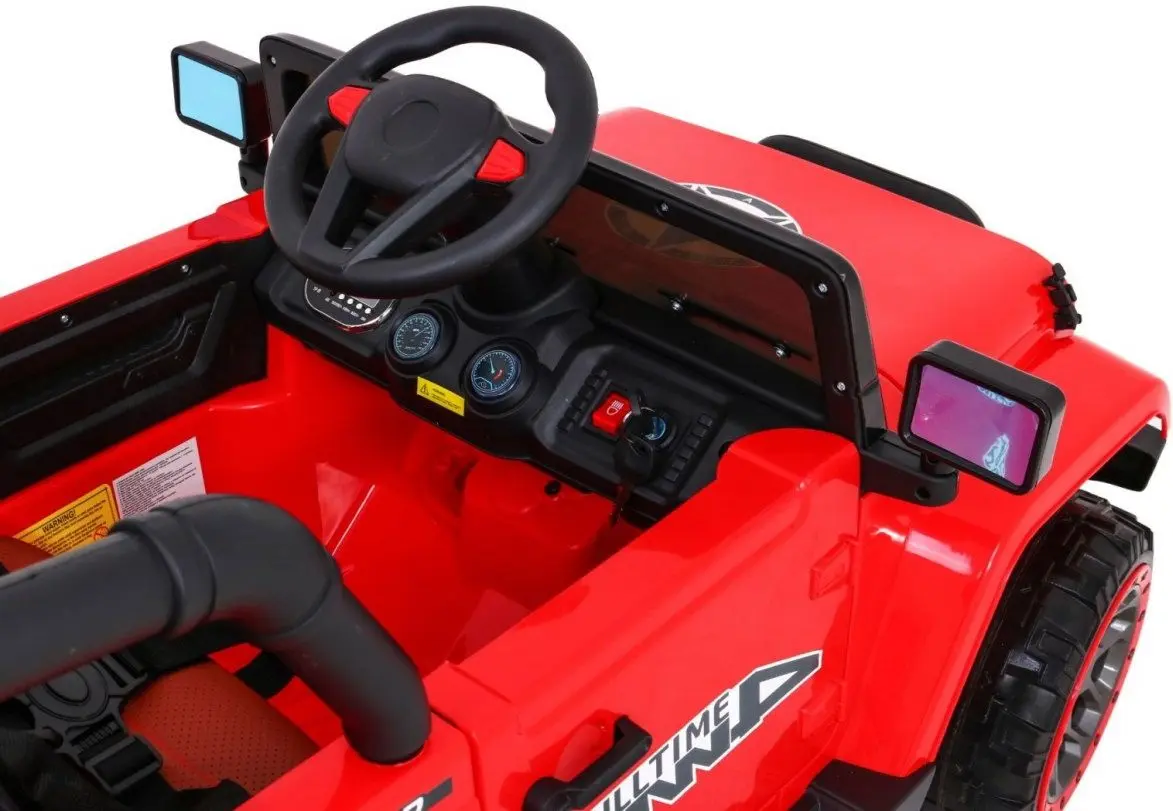 Maşinuţă electrică Ramiz Full Time Off-Road 4WD (Red/Black)