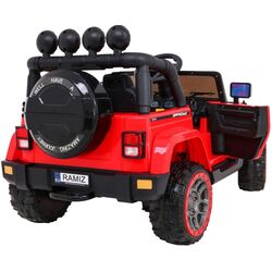 Maşinuţă electrică Ramiz Full Time Off-Road 4WD (Red/Black) Thumb