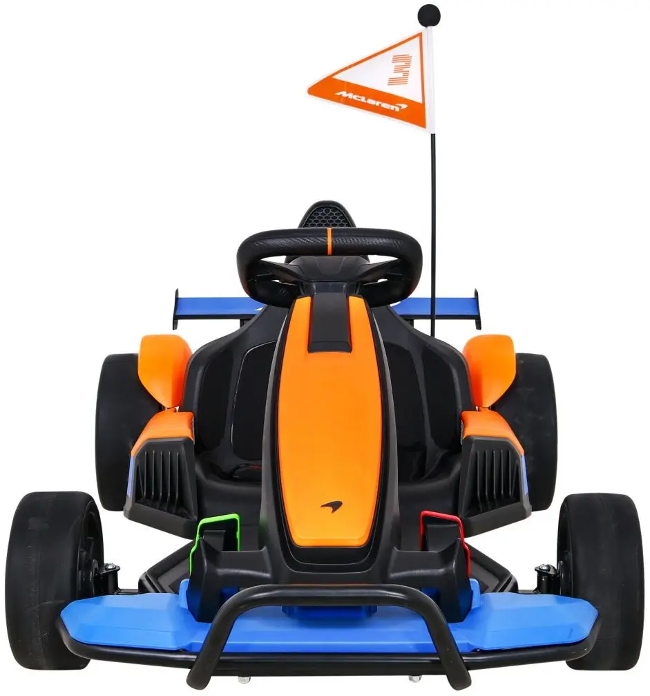 Maşinuţă electrică Ramiz Go-kart McLaren Drift (Orange/Blue) - 2
