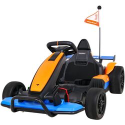 Maşinuţă electrică Ramiz Go-kart McLaren Drift (Orange/Blue)