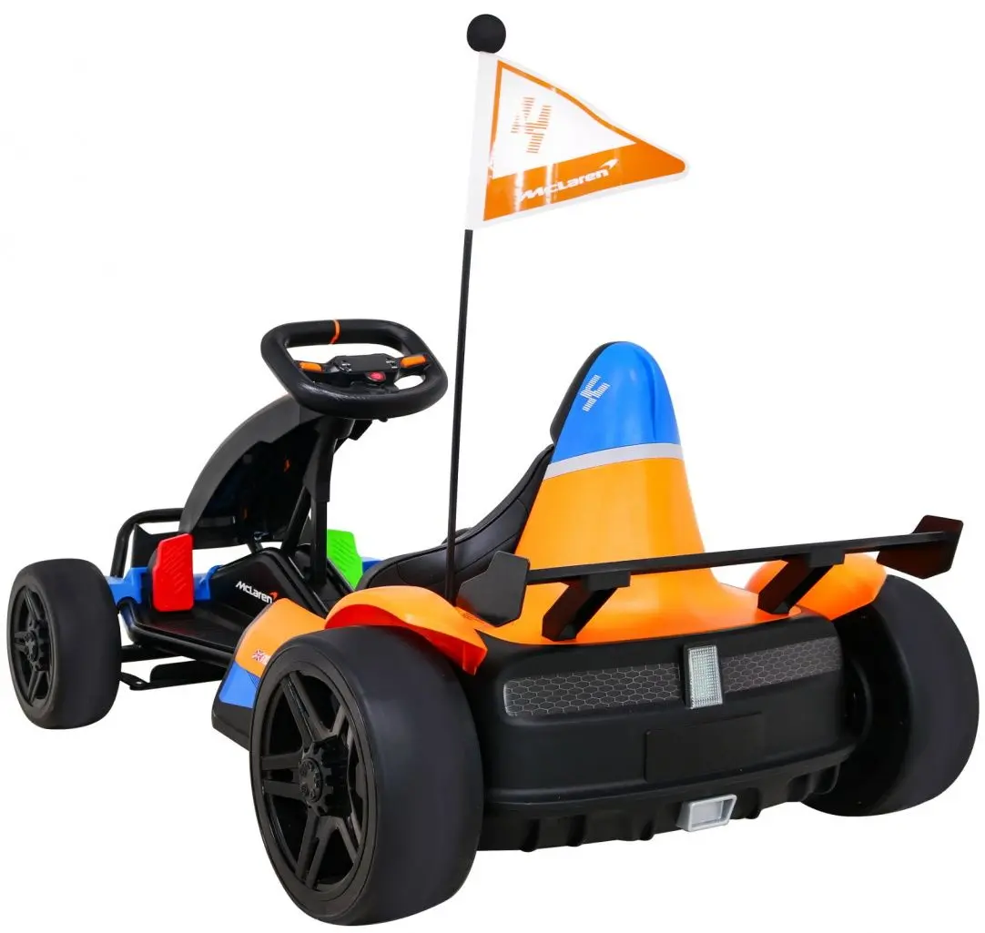 Maşinuţă electrică Ramiz Go-kart McLaren Drift (Orange/Blue) - 5