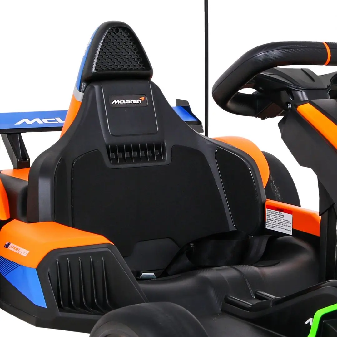 Maşinuţă electrică Ramiz Go-kart McLaren Drift (Orange/Blue) - 8