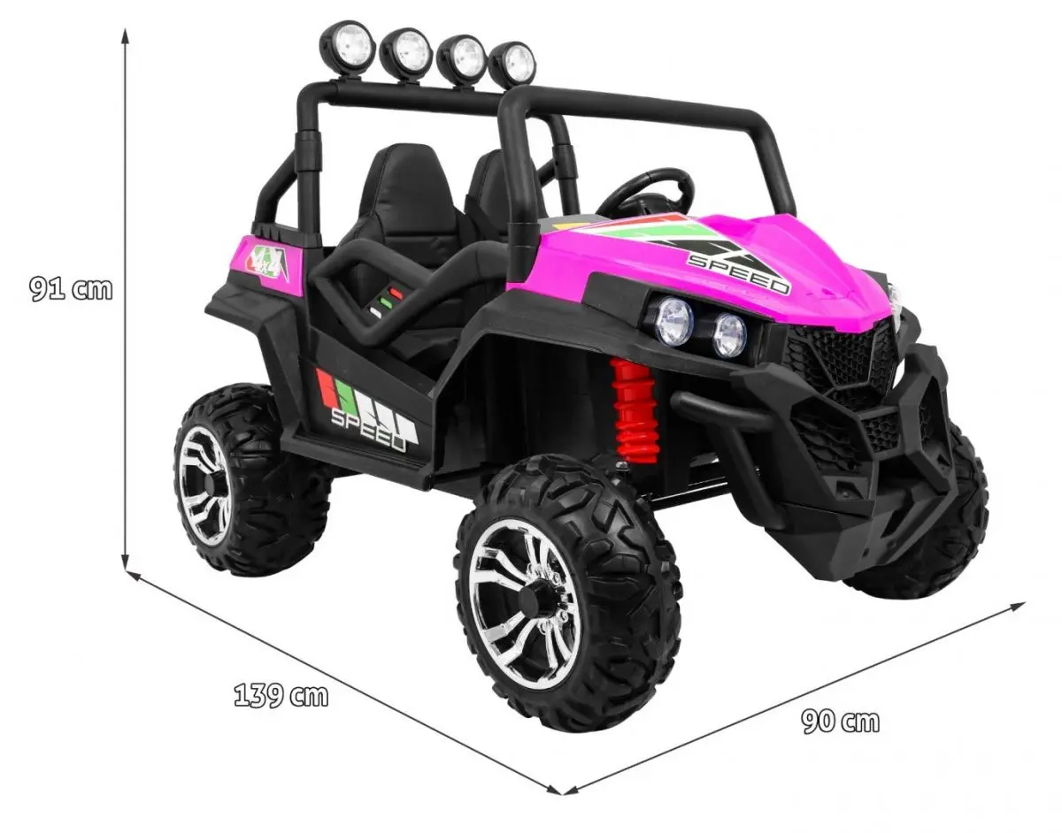 Masinuta electrică Ramiz Grand Buggy 4x4 Lift (Pink)