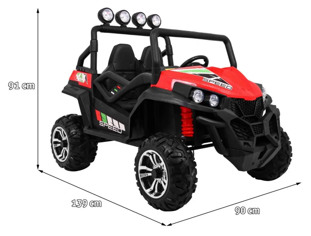 Masinuta electrică Ramiz Grand Buggy 4x4 Lift (Red)