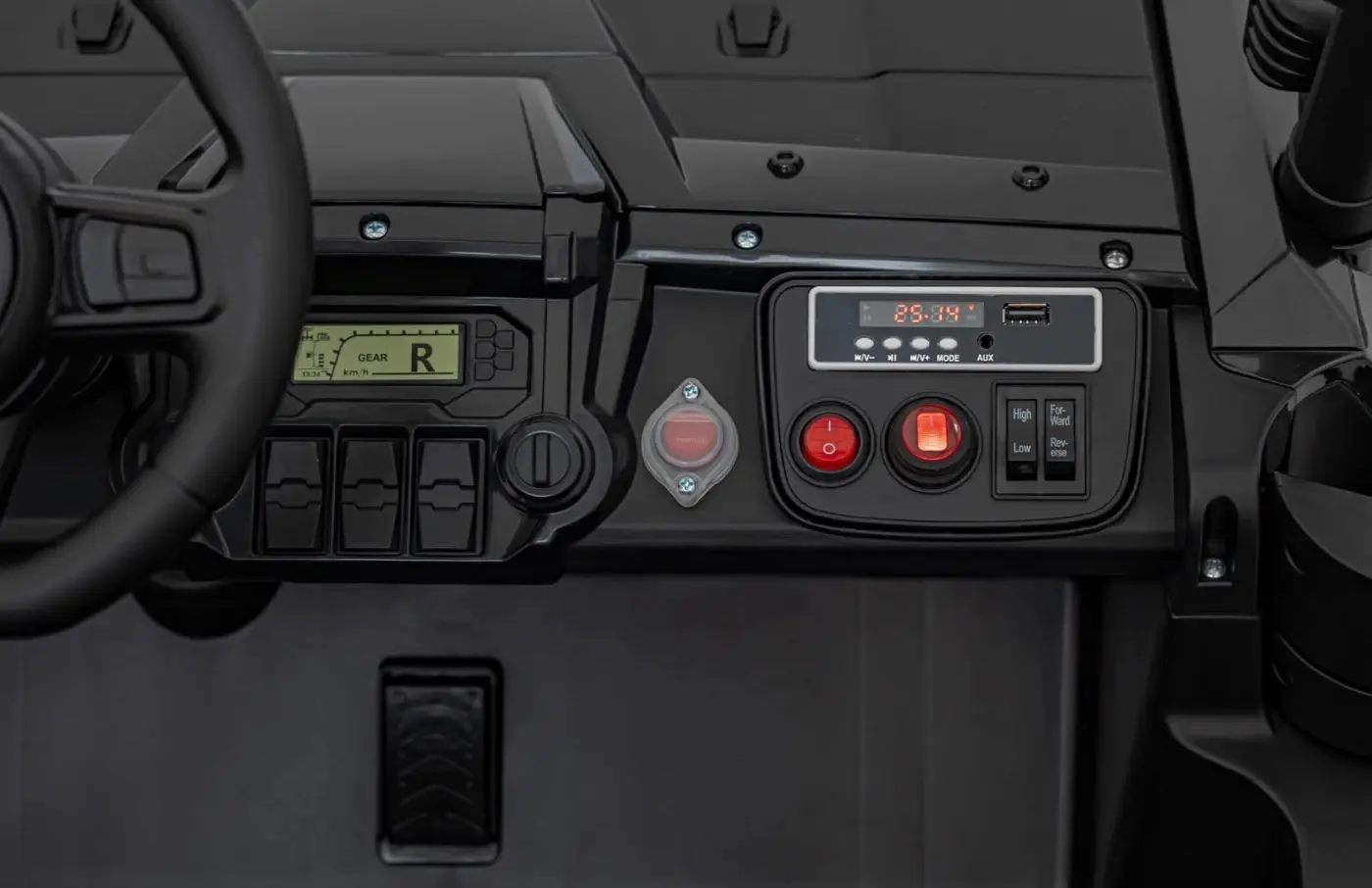 Masinuta electrica Ramiz Honda Talon 4x4 (Black)