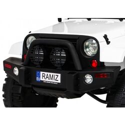 Masinuta electrica Ramiz Jeep All Terrain (White) Thumb
