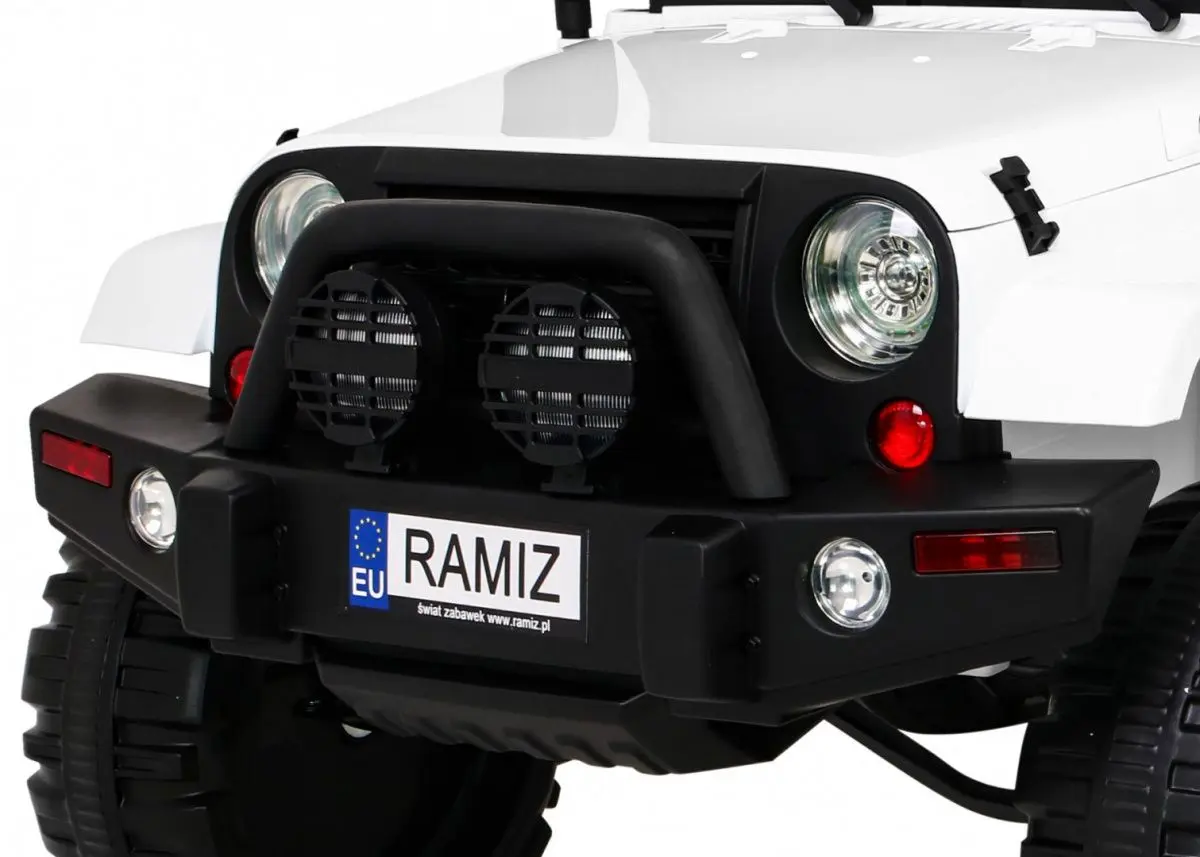 Masinuta electrica Ramiz Jeep All Terrain (White)