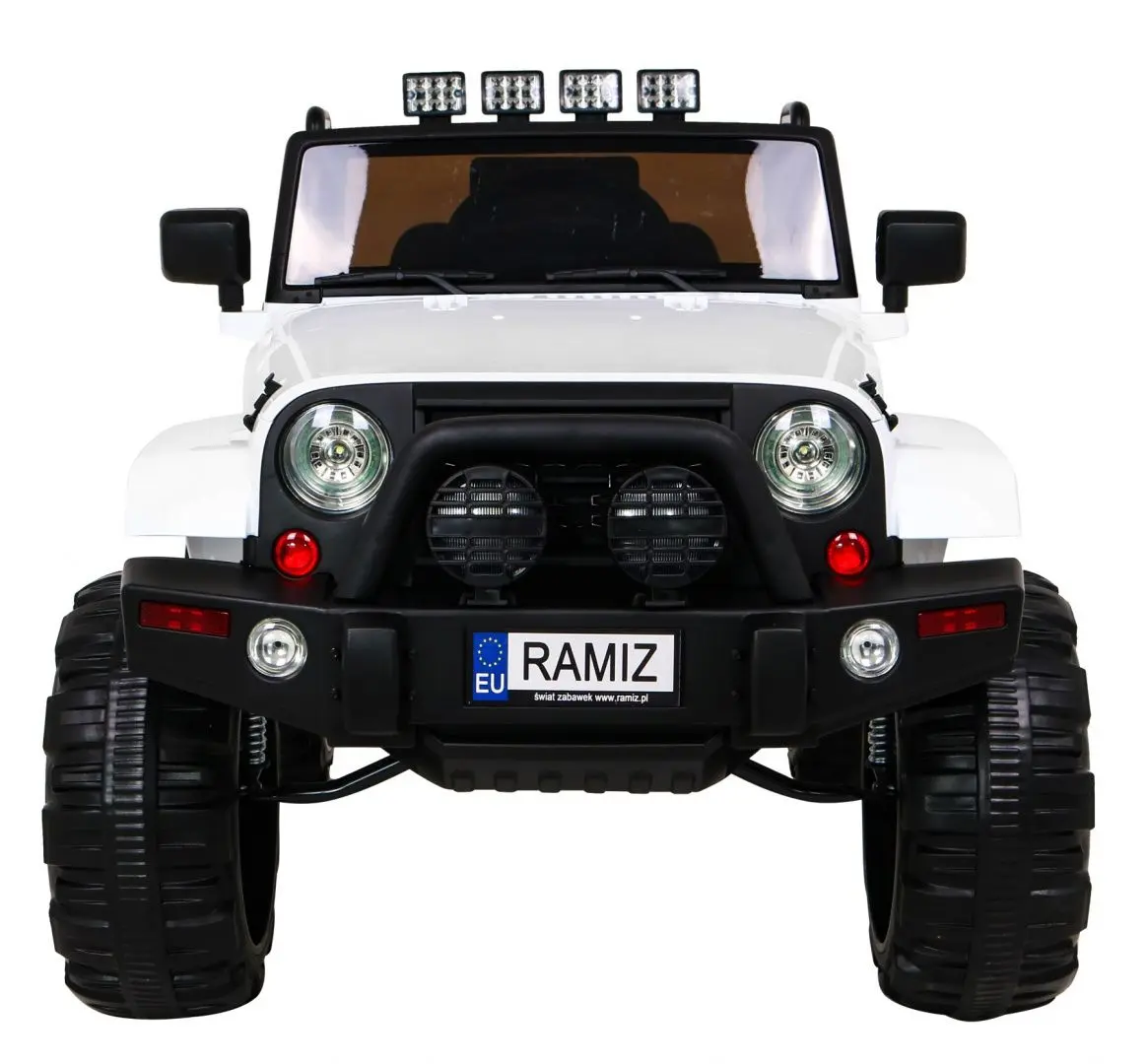 Masinuta electrica Ramiz Jeep All Terrain (White)