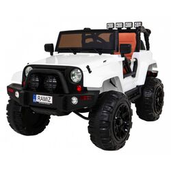Masinuta electrica Ramiz Jeep All Terrain (White)