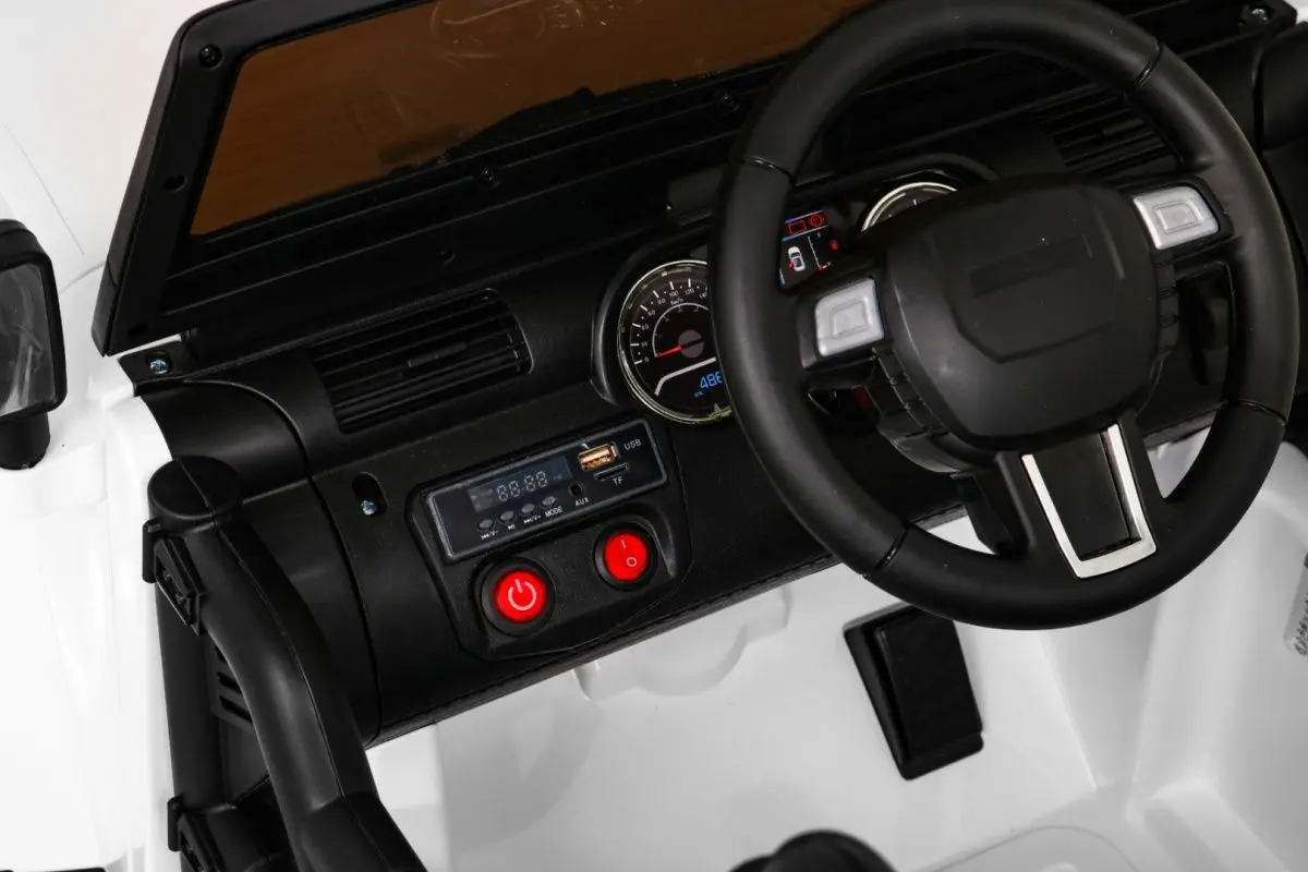 Masinuta electrica Ramiz Jeep All Terrain (White)