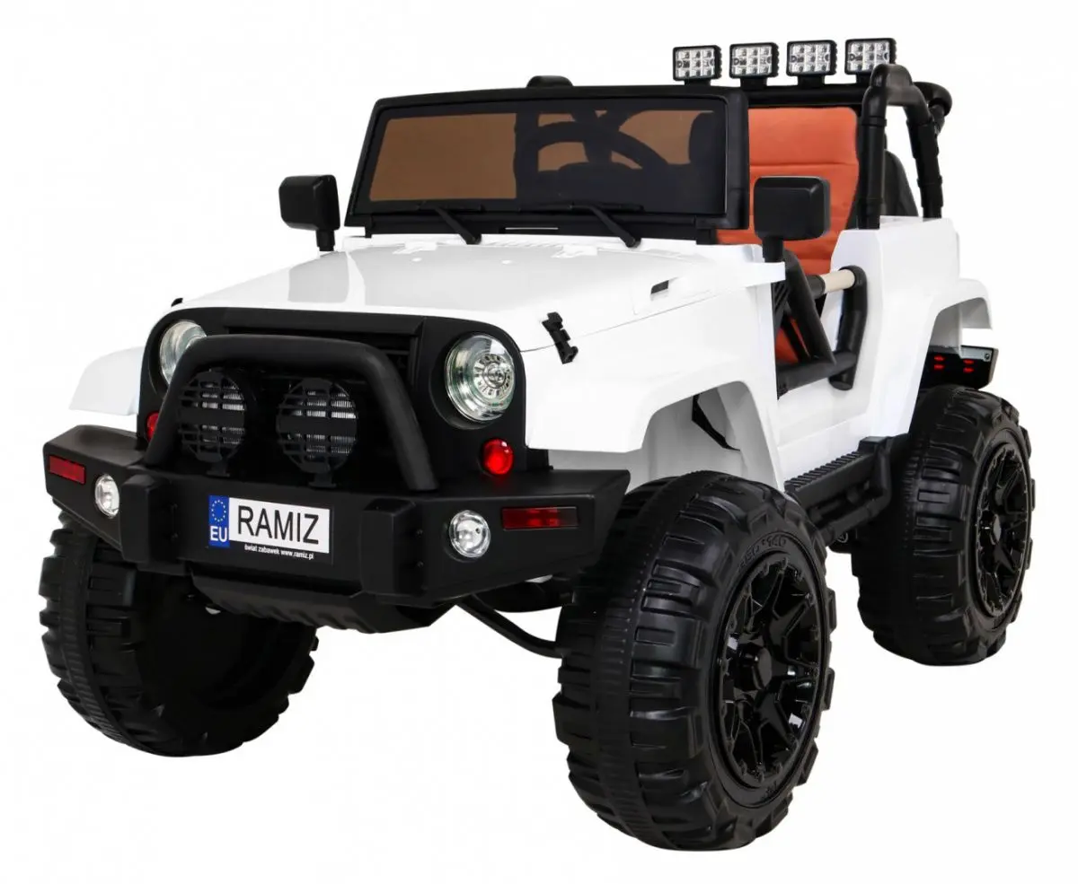 Masinuta electrica Ramiz Jeep All Terrain (White)