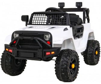 Masinuta electrica Ramiz Jeep Dark Night (White/Black)