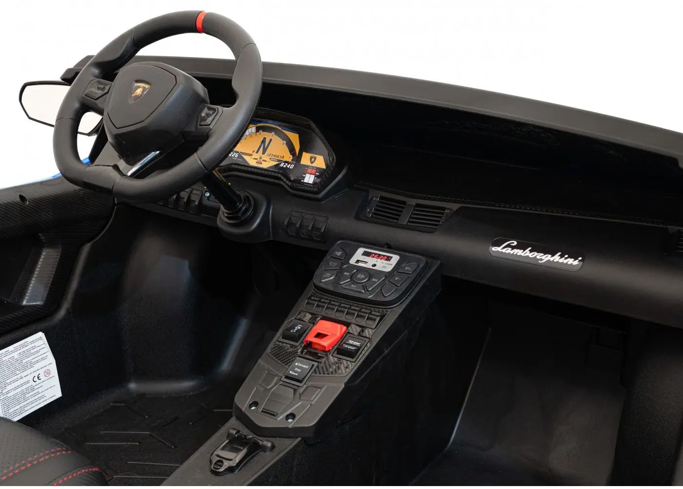 Masinuta electrica Ramiz Lamborghini Aventador SV (Blue)