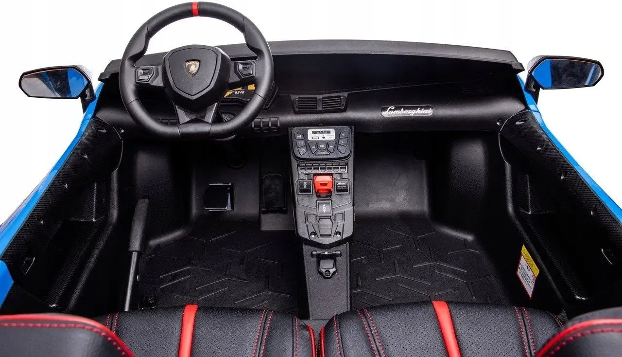 Masinuta electrica Ramiz Lamborghini Aventador SV (Blue)