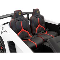 Masinuta electrica Ramiz Lamborghini Aventador SV (White) Thumb