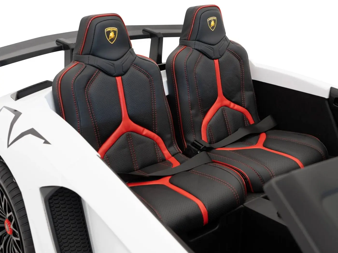 Masinuta electrica Ramiz Lamborghini Aventador SV (White)