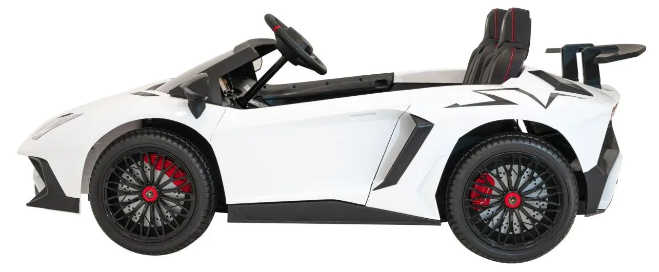 Masinuta electrica Ramiz Lamborghini Aventador SV (White)