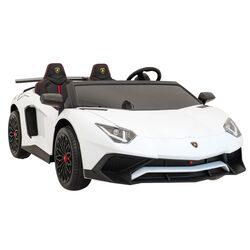 Masinuta electrica Ramiz Lamborghini Aventador SV (White)