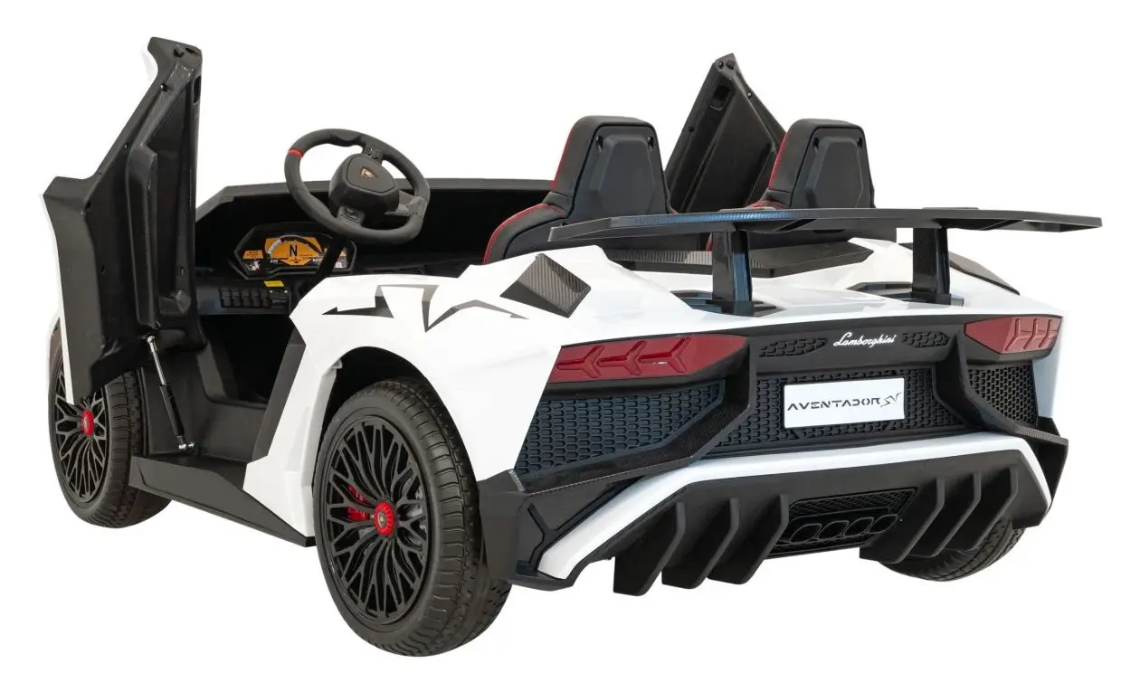 Masinuta electrica Ramiz Lamborghini Aventador SV (White)