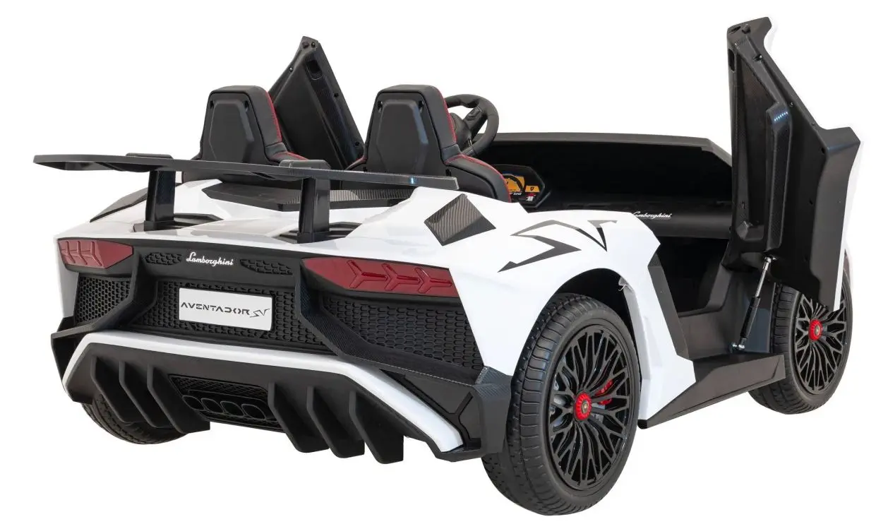 Masinuta electrica Ramiz Lamborghini Aventador SV (White)