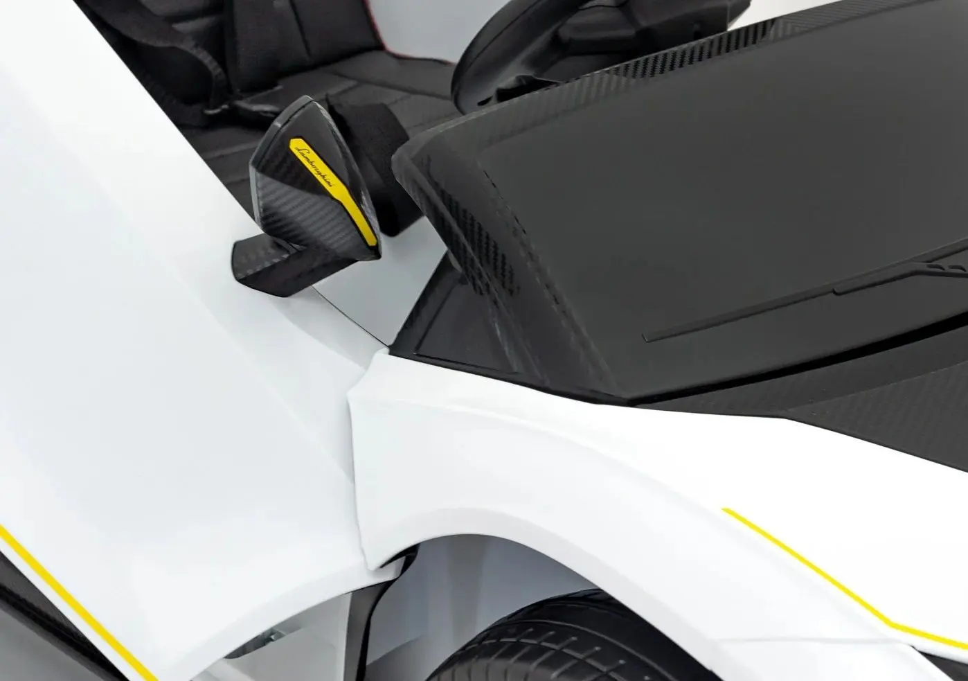 Masinuta electrica Ramiz Lamborghini Invencible (White)