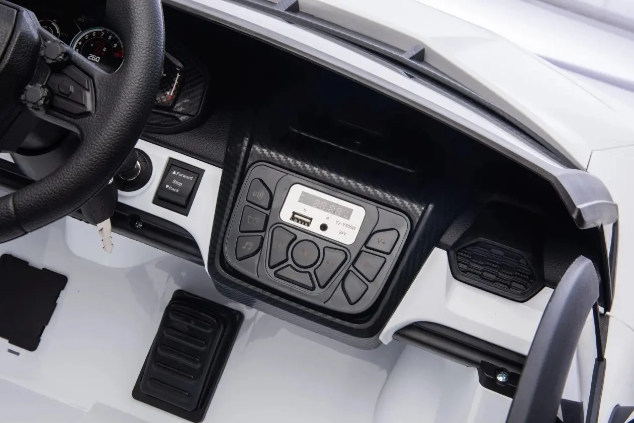 Masinuta electrica Ramiz Lamborghini Revuelto XL Strong (White)