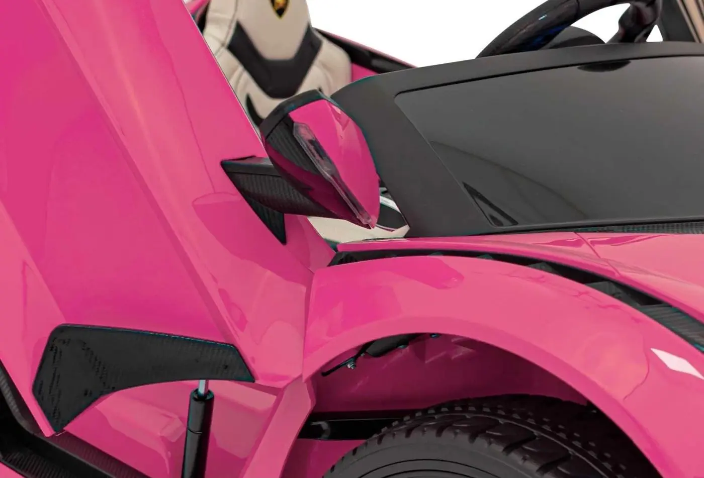 Masinuta electrica Ramiz Lamborghini Sian (Pink) - 13