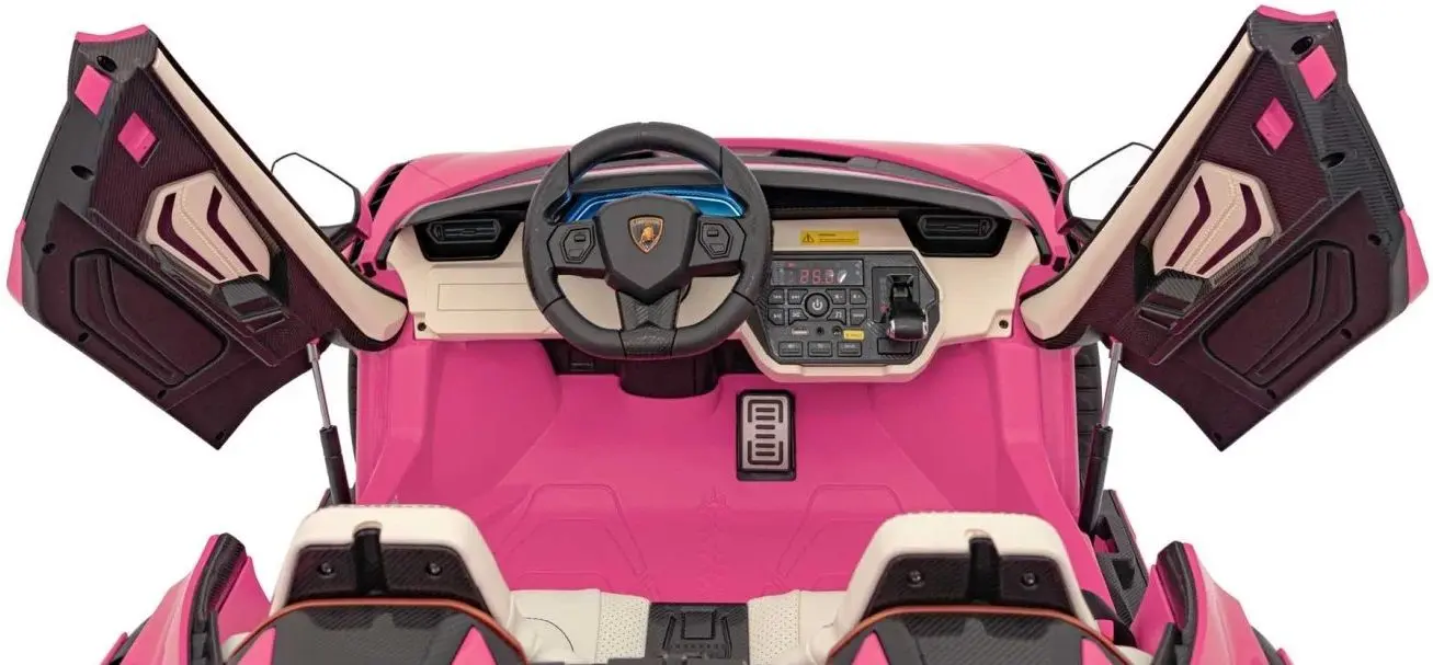Masinuta electrica Ramiz Lamborghini Sian (Pink) - 5