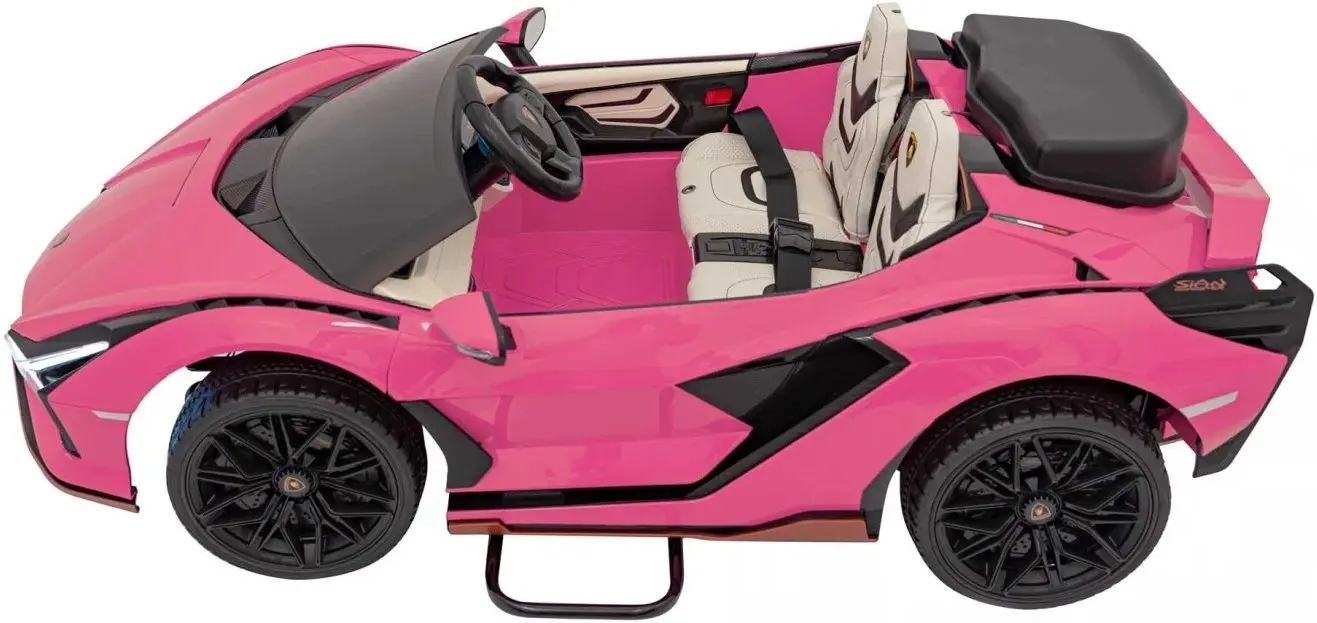 Masinuta electrica Ramiz Lamborghini Sian (Pink) - 20
