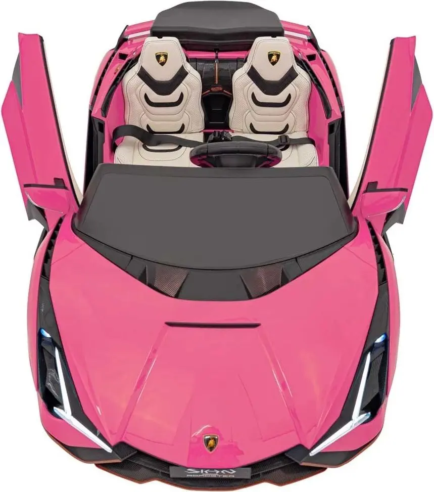 Masinuta electrica Ramiz Lamborghini Sian (Pink) - 19
