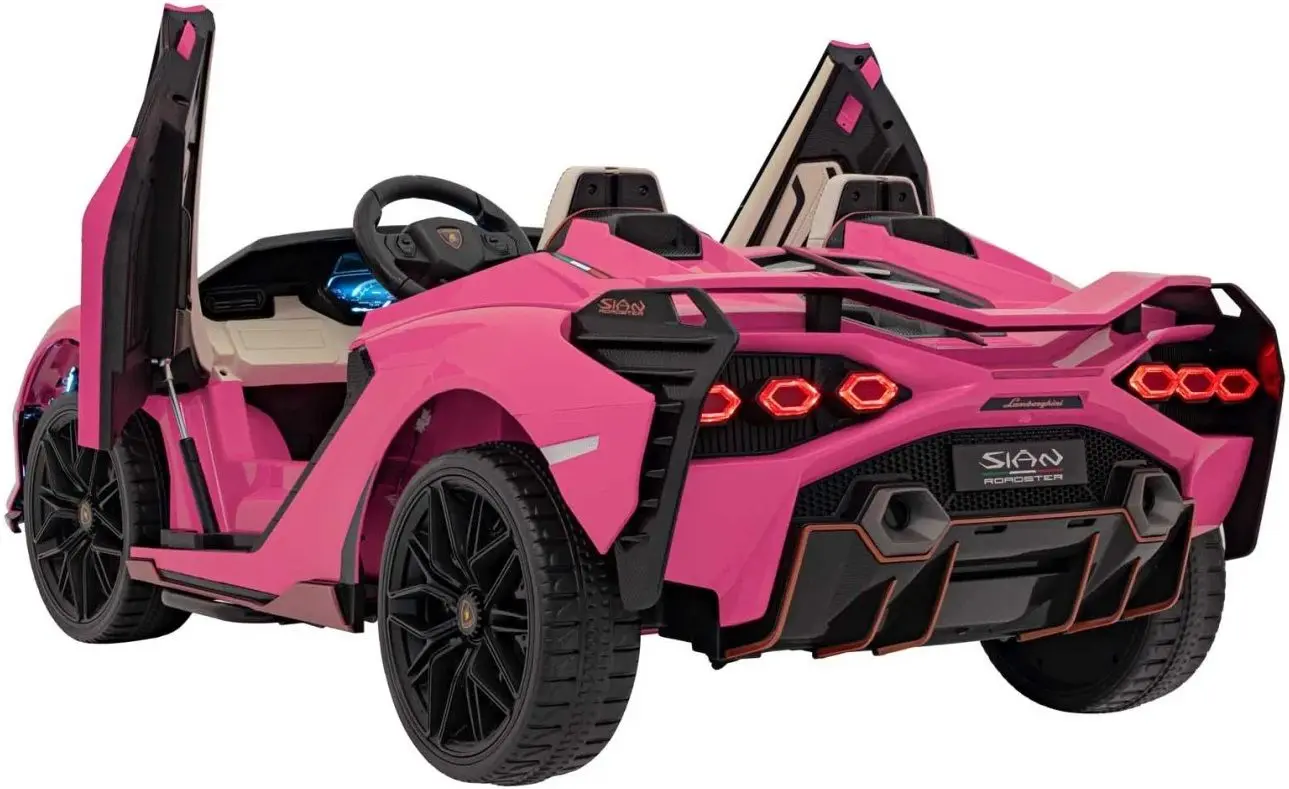 Masinuta electrica Ramiz Lamborghini Sian (Pink) - 17