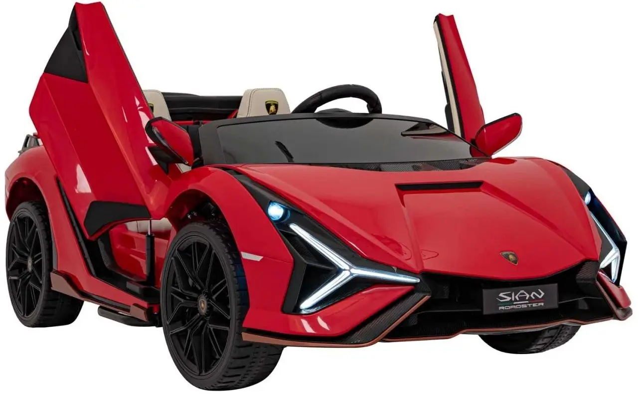 Masinuta electrica Ramiz Lamborghini Sian (Red) - 13