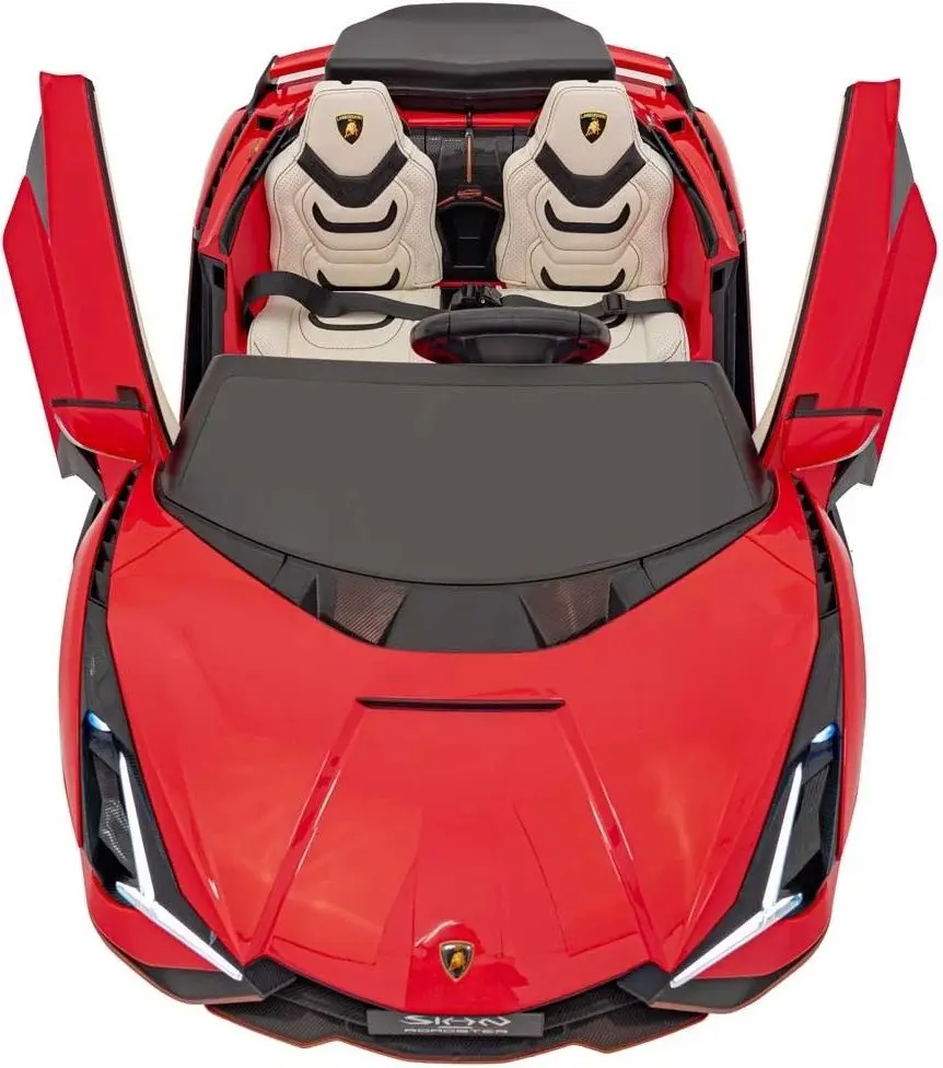 Masinuta electrica Ramiz Lamborghini Sian (Red) - 21