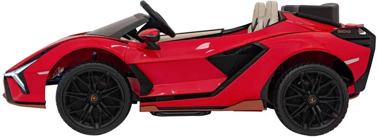 Masinuta electrica Ramiz Lamborghini Sian (Red) - 19