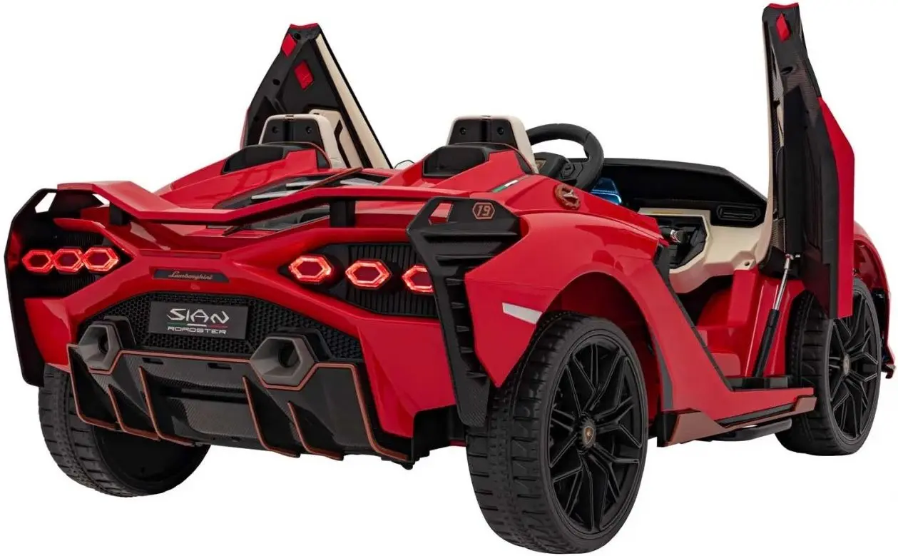 Masinuta electrica Ramiz Lamborghini Sian (Red) - 18