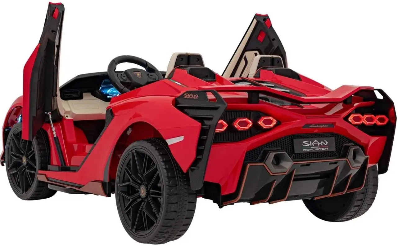 Masinuta electrica Ramiz Lamborghini Sian (Red) - 17